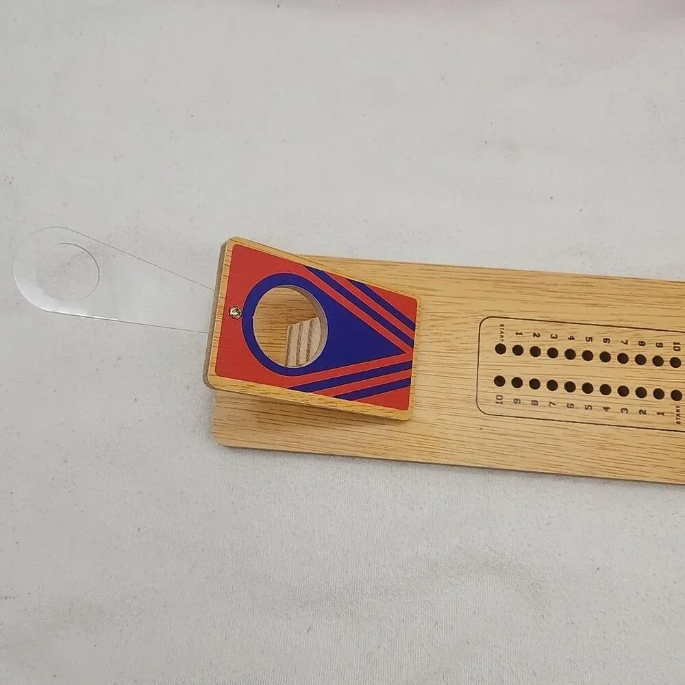 Game Cornhole Desktop Wooden Mini Set Red Blue Wood Tabletop Professor Puzzle